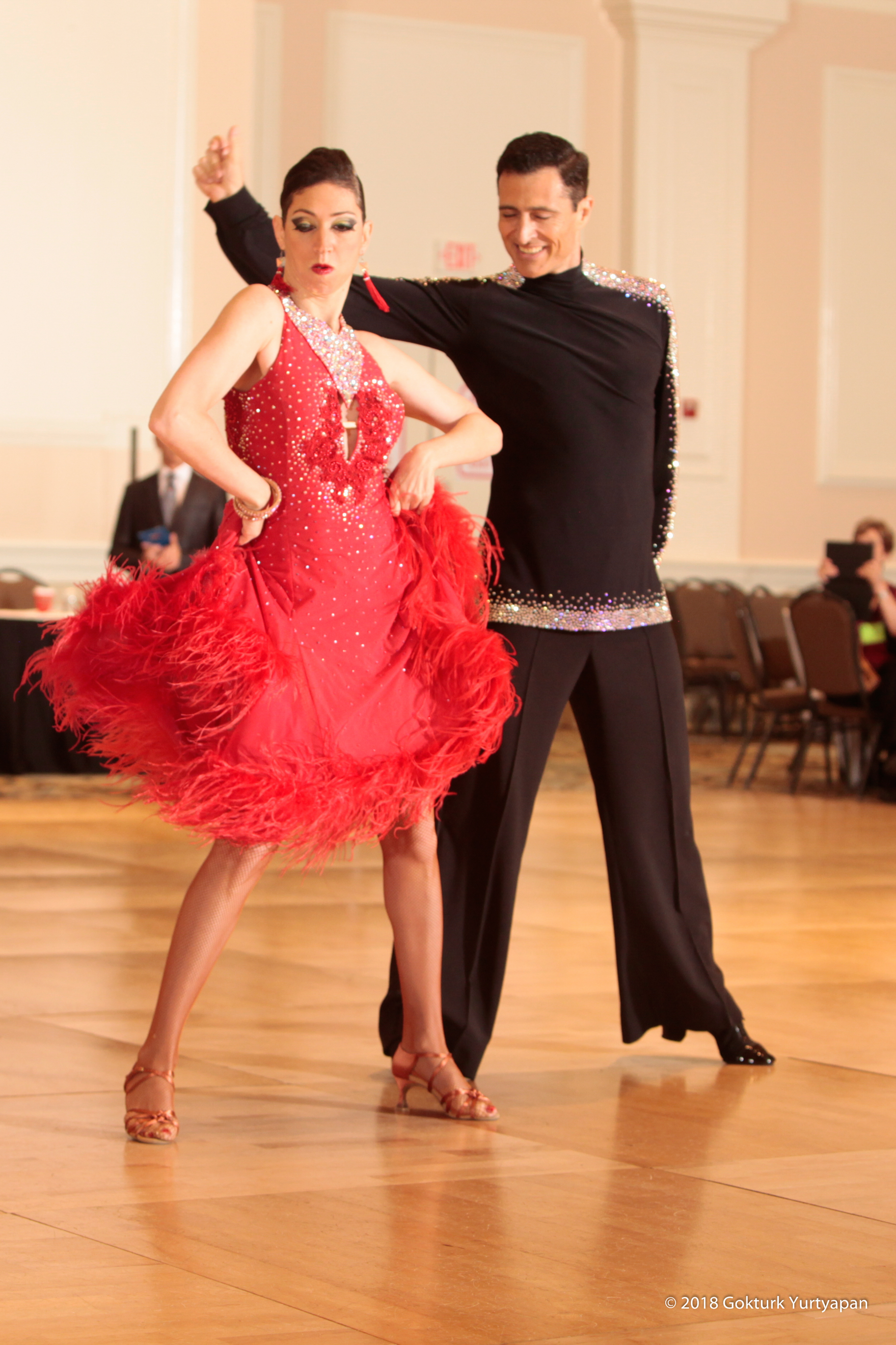 Ballroom competition photo