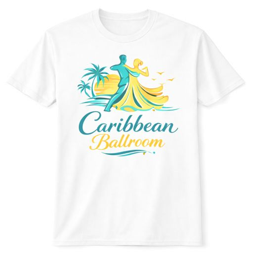 Caribbean Ballroom Team T-Shirt White